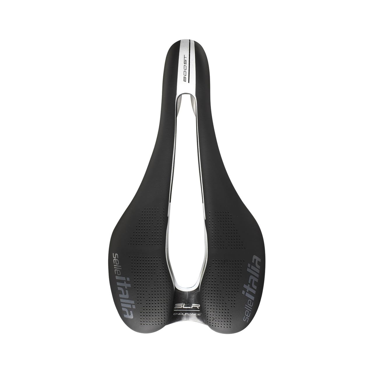 Selle Italia SLR Boost Endurance Ti316 Superflow Road Bike Saddle - Comfortable Road Bicycle Seat - Short Nose Saddle Road, Racing, Endurance, &
