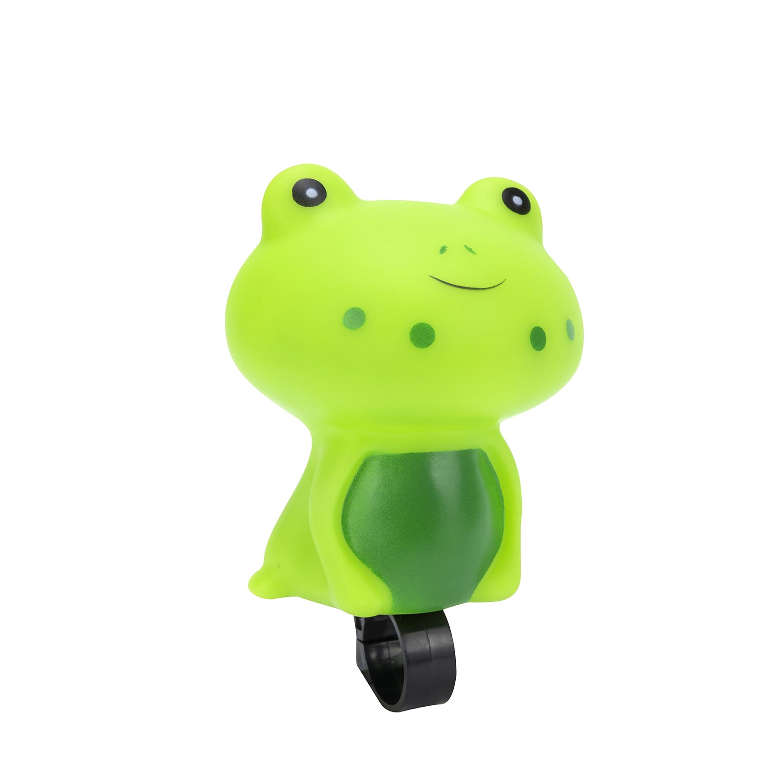Cute Frog Bike Bell, Loud Crisp Sound Bicycle Handlebar Bell, Weatherproof Silicone & Plastic Animal Bell, Easy to Install Universal Bike Accessory for Mountain Bike, Kids & Adults