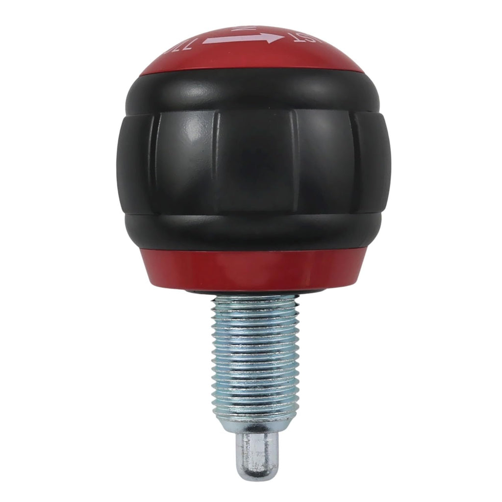 E-outstanding M16 Red Black Push Pull Adjustment Knob Fitness Equipment Accessories Suitable for Exercise Bike Resistance Bands Seat