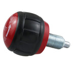 E-outstanding M16 Red Black Push Pull Adjustment Knob Fitness Equipment Accessories Suitable for Exercise Bike Resistance Bands Seat