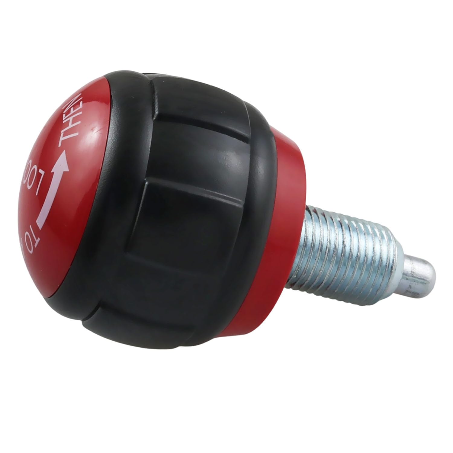 E-outstanding M16 Red Black Push Pull Adjustment Knob Fitness Equipment Accessories Suitable for Exercise Bike Resistance Bands Seat