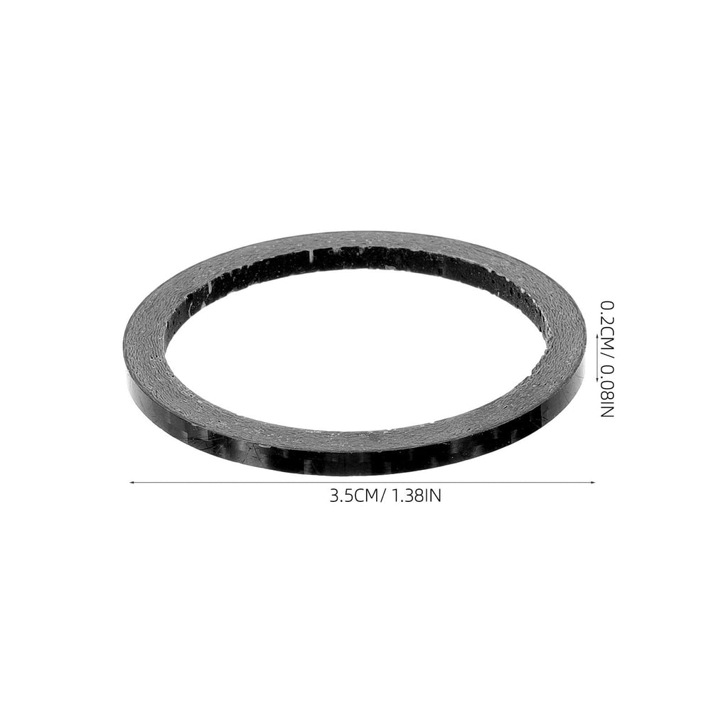 Pretyzoom Carbon Fiber Bike Stem Spacers (3-Pack)