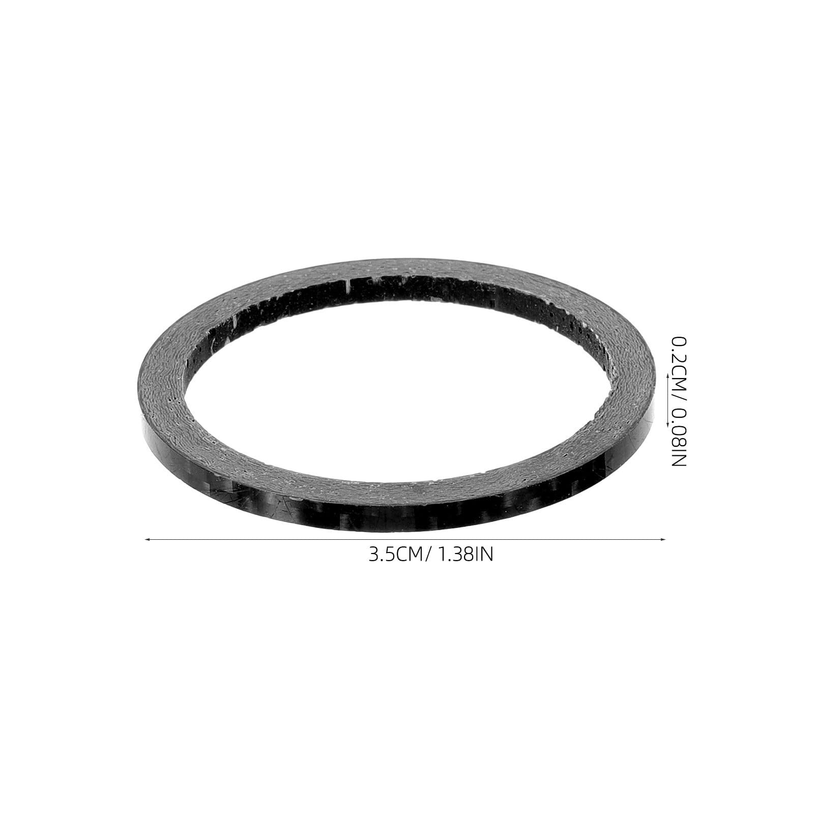 Pretyzoom Carbon Fiber Bike Stem Spacers (3-Pack)