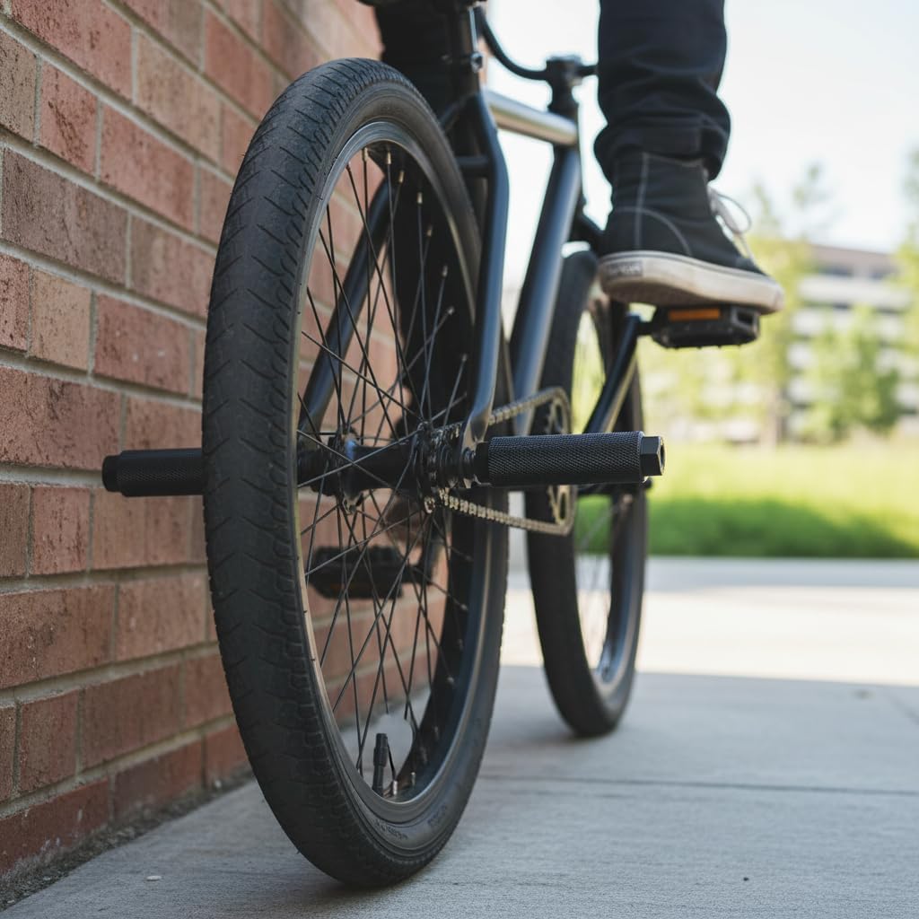 2 Pcs Bike Pegs Aluminum Alloy Anti-Skid Lead Foot Bicycle Pegs BMX Pegs for Mountain Bike Cycling Rear Stunt Fit 3/8 inch Axles Bike Accessories Bmx Bike
