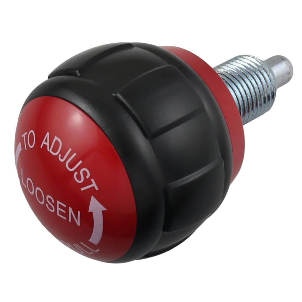E-outstanding M16 Red Black Push Pull Adjustment Knob Fitness Equipment Accessories Suitable for Exercise Bike Resistance Bands Seat