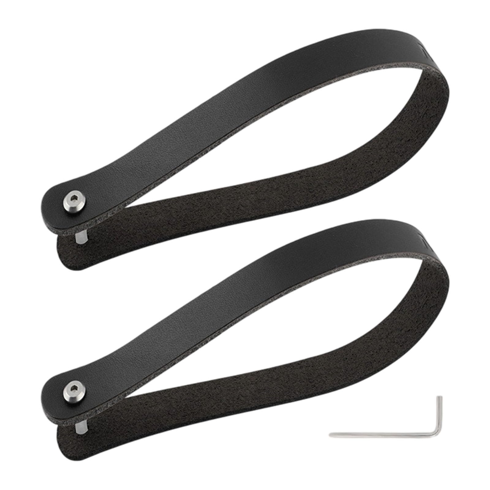 Rulbelok 2 Pcs Front Shelf Handle Quickly Release Handle Practical Pigs Nose Bike Head Bag Pull Belt Cycling Accessories Front Shelf