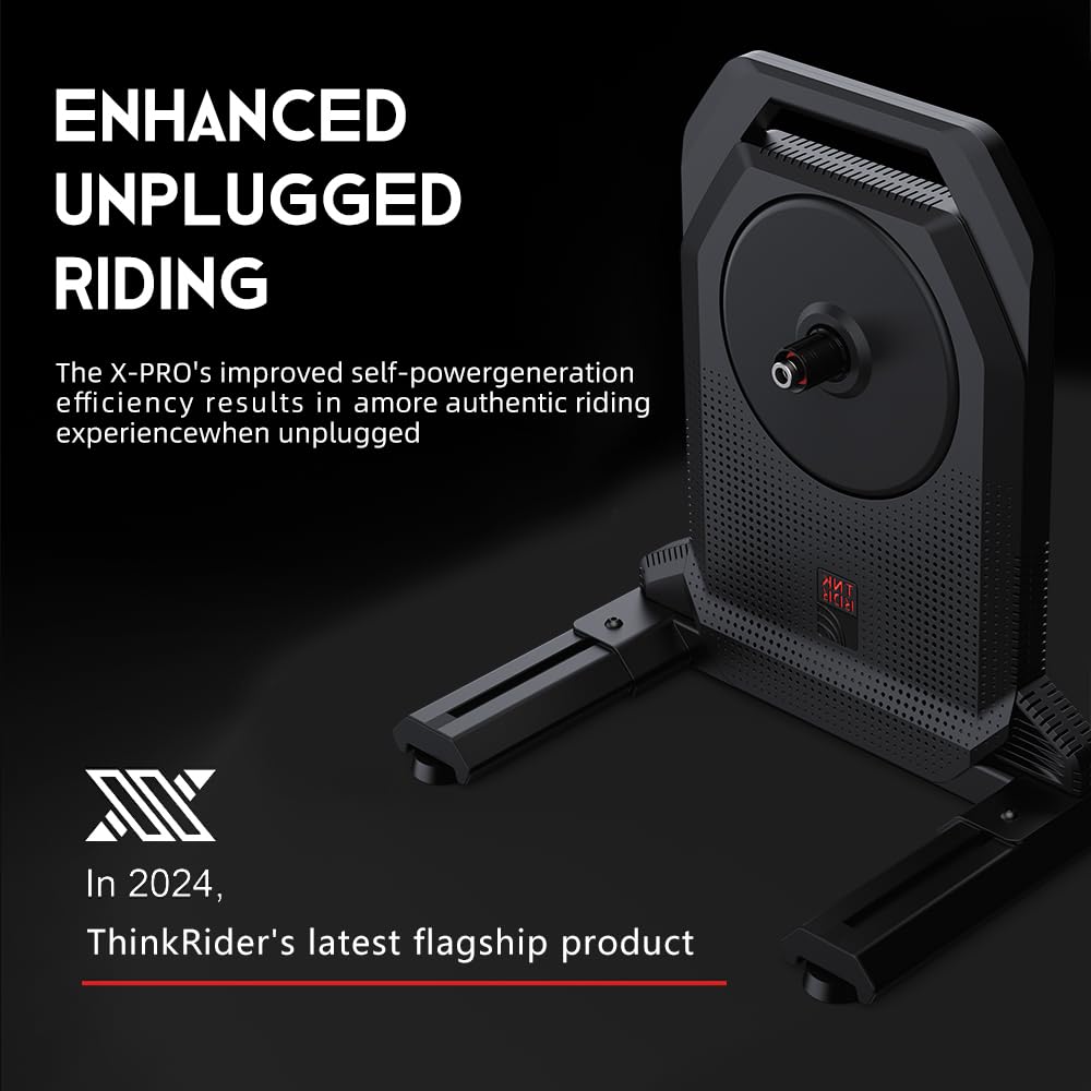 ThinkRider Xxpro Direct Drive Smart Bike Trainer Max 2500W Indoor Training Generate Electricity by Oneself Bicycle Roller