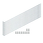 Usxinyan Stainless Steel 13G Bike Spokes (10-Pack)
