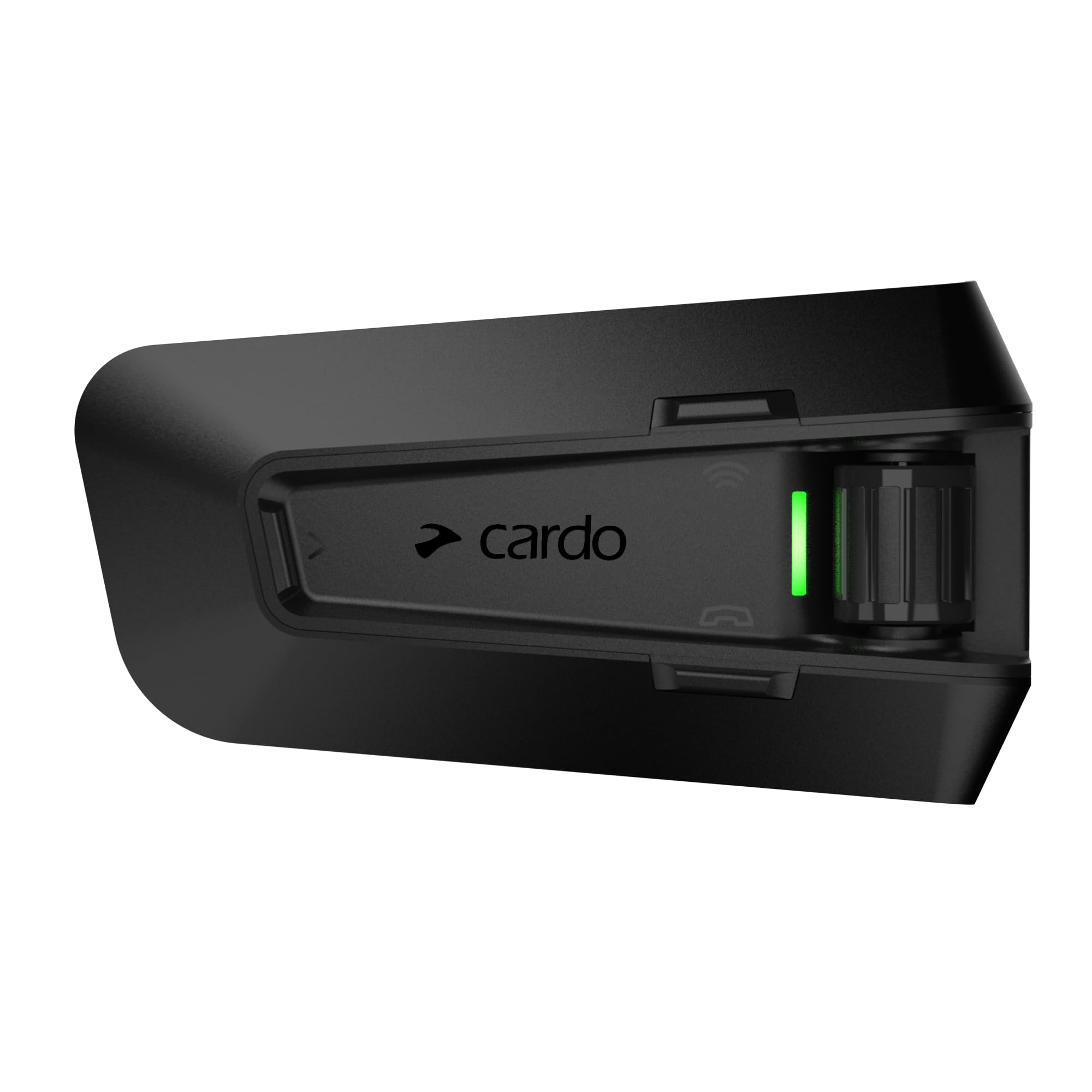 Cardo PACKTALK PRO Motorcycle Helmet Communication System Intercom, Crash Detection, Auto On/Off, Air Mount, 45mm Speakers