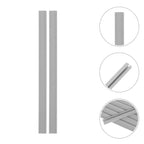 48-Piece Reflective Bike Spoke Covers