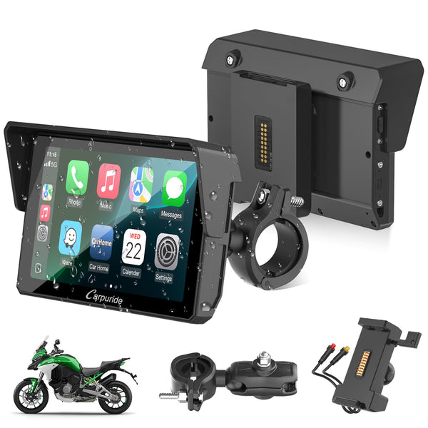 2025 Carpuride W702S PRO Motorcycle GPS Wireless Carplay/Android Auto, 7
