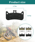 2 Pairs Disc EBike Pads Compatible with Formula Cura 4 Electric Bike Accessories