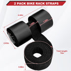 Bike Rack Straps Compatible with Saris Hatch Huggers Bike Rack Accessories Fit for Bones/Bones EX/Guardian, Glass Hatchbacks & SUV, Integrated