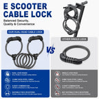 Honszex 47-Inch Combination Scooter Lock