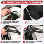 Bike Rack Straps Compatible with Saris Hatch Huggers Bike Rack Accessories Fit for Bones/Bones EX/Guardian, Glass Hatchbacks & SUV, Integrated