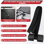Bike Rack Straps Compatible with Saris Hatch Huggers Bike Rack Accessories Fit for Bones/Bones EX/Guardian, Glass Hatchbacks & SUV, Integrated