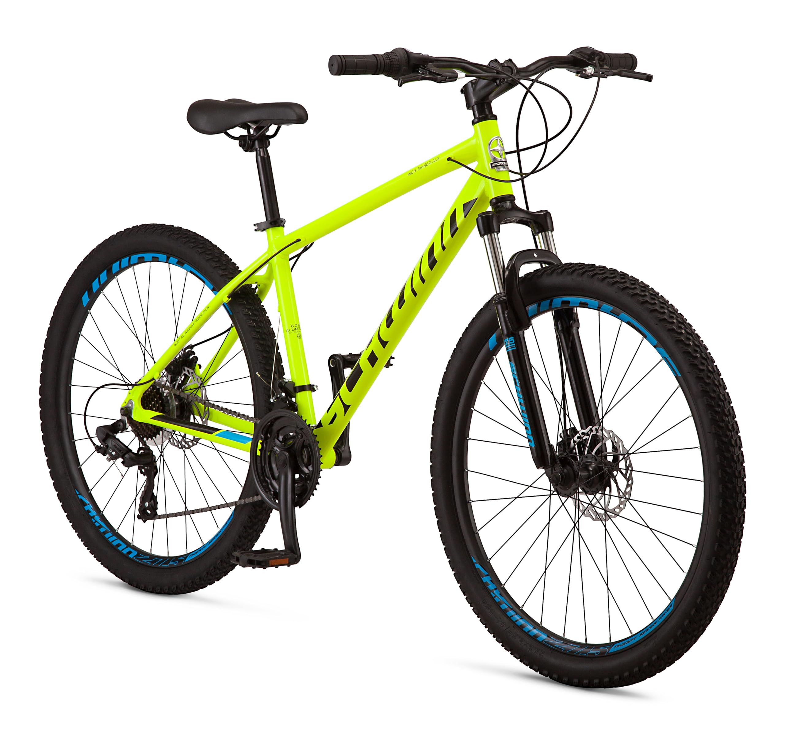 Schwinn High Timber Mountain Bike , 24 to 29-Inch Wheels, 7 or 21-Speeds, Front Suspension, Aluminum and Steel Frame Options