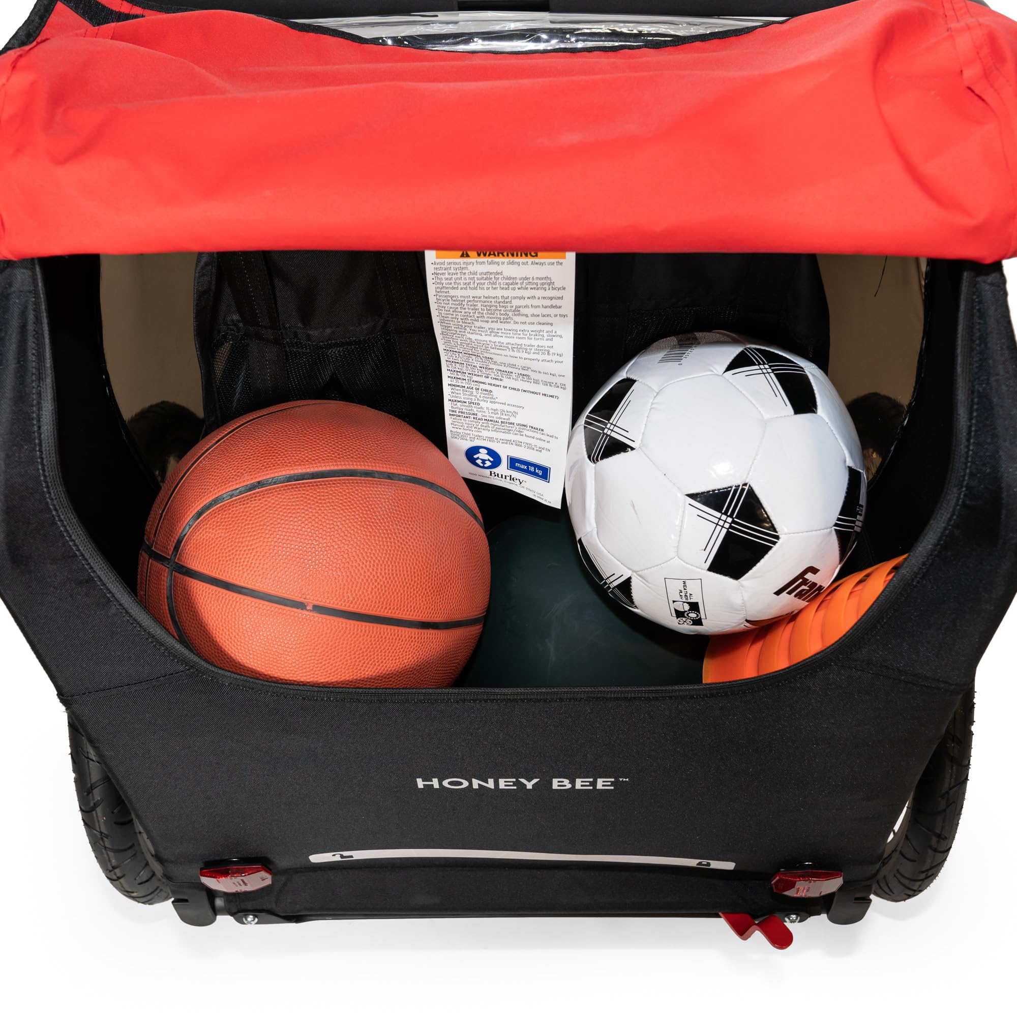 Burley Honey Bee, 2 Seat Kids Bike Trailer & Stroller