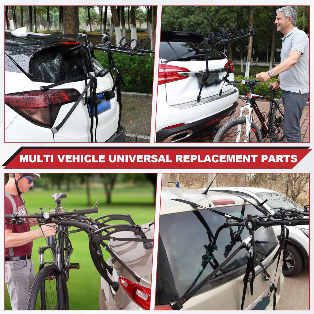 Bike Rack Straps Compatible with Saris Hatch Huggers Bike Rack Accessories Fit for Bones/Bones EX/Guardian, Glass Hatchbacks & SUV, Integrated