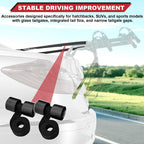 Bike Rack Straps Compatible with Saris Hatch Huggers Bike Rack Accessories Fit for Bones/Bones EX/Guardian, Glass Hatchbacks & SUV, Integrated